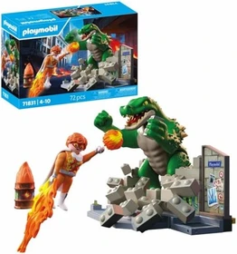playmobil Heroes Helden-Showdown mit der Riesenechse