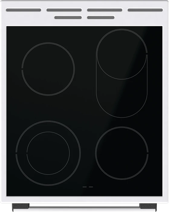 Gorenje GECS5C60WPA Elektroherd mit Glaskeramik-Kochfeld