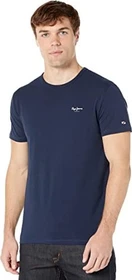 Pepe Jeans Logodruck Slim Fit T-Shirt kurzarm navy (Herren)