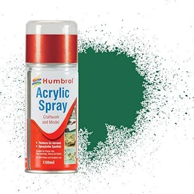 Humbrol Acrylic Spray Paint 30 dark green matt, 150ml