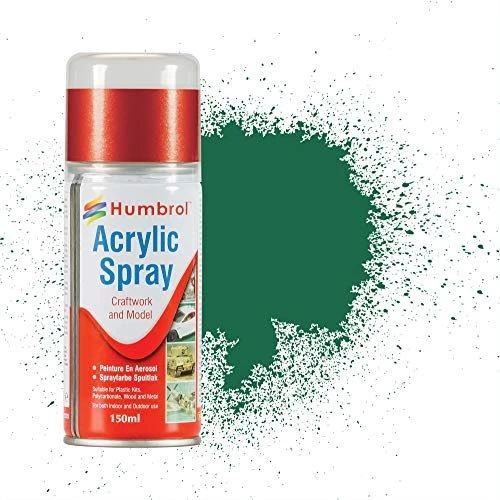 Humbrol Acrylic Spray Paint 30 dark green matt, 150ml