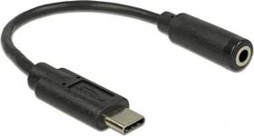 DeLOCK USB Type-C Audio Adapter, 3.5mm Klinke, USB-C 3.1 [Stecker] (65842)