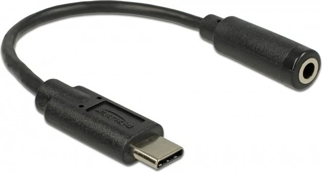 DeLOCK USB Type-C Audio Adapter, 3.5mm Klinke, USB-C 3.1 [Stecker]
