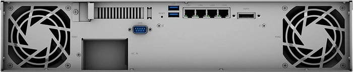 Synology RackStation RS1221+, 4GB RAM ECC, 4x RJ-45 1000Base-T, 2x USB-A 3.0, 2HE