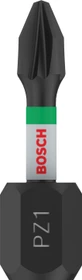Bosch Professional PRO Impact Pozidriv Bit 1/4", PZ1x25mm,   2 Stück