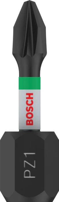 Bosch Professional PRO Impact Pozidriv Bit 1/4", PZ1x25mm, 2 Stück