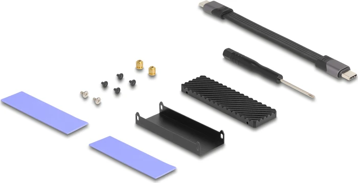DeLOCK Externes Gehäuse für M.2 NVMe SSD, USB4
