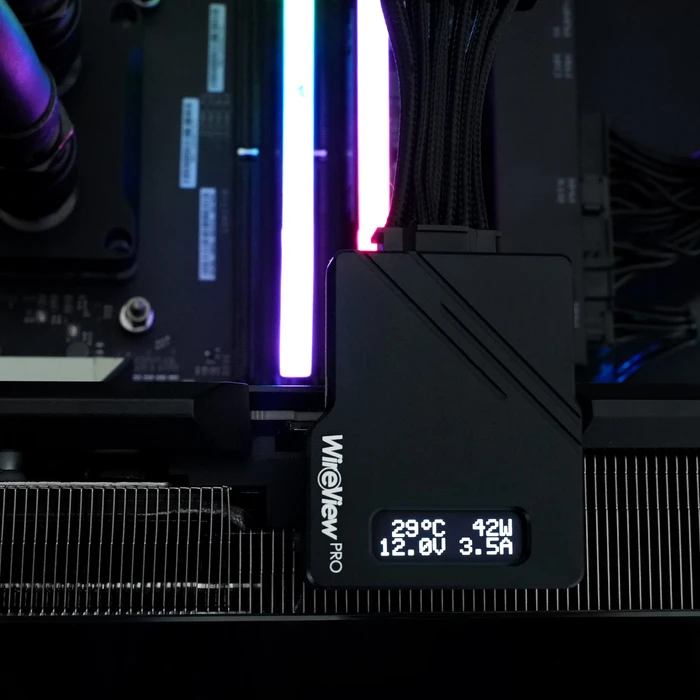 Thermal Grizzly WireView Pro GPU Reverse, 90°, 12VHPWR, Sense-Pins an der Unterseite