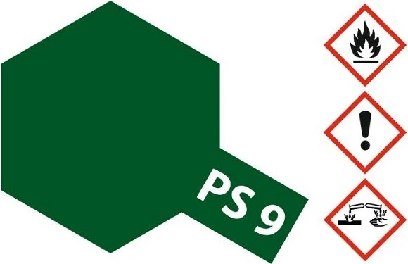 Tamiya Polycarbonat Spray Color PS-9 green, 100ml