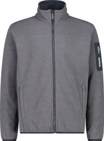 CMP Fleece Jacquard Knit Tech Rautenmuster Jacke grey/titanio (Herren)