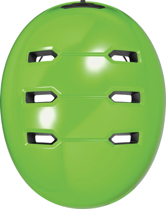 ABUS Skurb Kinderhelm shiny green