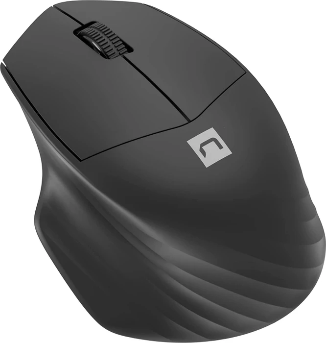 Natec Siskin 2 Wireless Silent Mouse schwarz, USB/Bluetooth