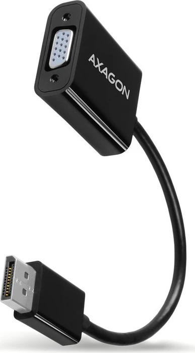 Axagon DisplayPort 1.1 Stecker auf VGA Buchse, Adapterkabel, 15cm