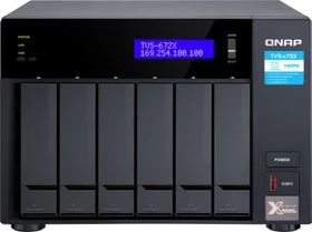 QNAP QuTS hero TVS-672X-i3-64G, 64GB RAM, 1x RJ-45 10GBase-T, 2x RJ-45 1000Base-T