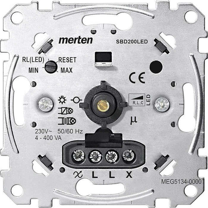 Merten Universal-Drehdimmer-Einsatz für LED Lampen
