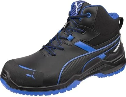 Puma Krypton Mid S3S ESD Sicherheitsschuhe schwarz (Herren)