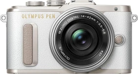 Olympus PEN E-PL8 weiß mit Objektiv M.Zuiko digital ED 14-42mm 3.5-5.6 EZ