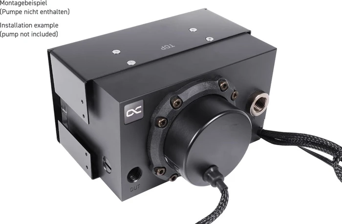 Alphacool ES 2U Reservoir VPP/D5 Ausgleichsbehälter mit Durchfluss-/Temperatursensor