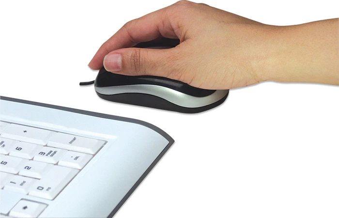 Manhattan MH3 Classic Optical Desktop Mouse, USB