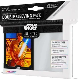 Gamegenic Star Wars: Unlimited - Double Sleeving Pack Luke Skywalker, 120 Stück