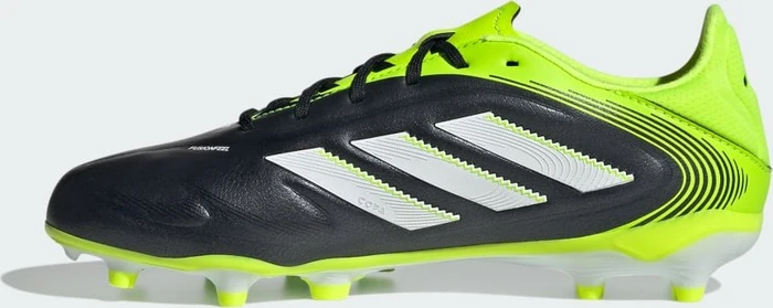 adidas Copa Pure 3 League FG/MG core black/cloud white/lucid lemon (Junior)
