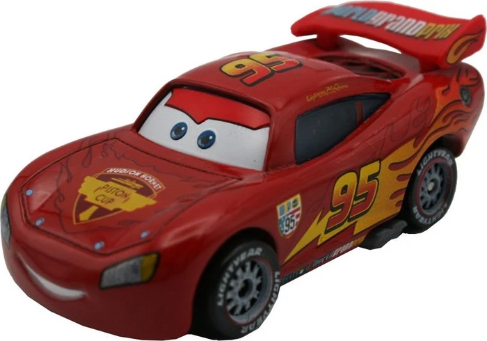 Mattel Cars Lightning McQueen mit Rennreifen