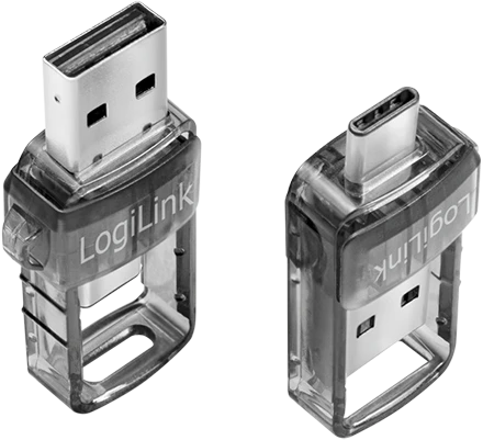 LogiLink Bluetooth 5.0 Adapter, USB-C 3.0/USB-A 3.0 [Stecker]