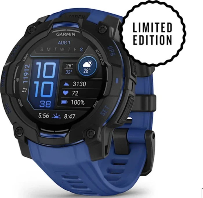 Garmin Instinct 3 45mm AMOLED bolt blue