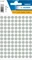 Herma Markierungspunkte 8mm grau, 5 Blatt, 10er-Pack Vorschaubild