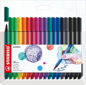 STABILO pointMax sortiert, 18er-Set, Kunststoffetui