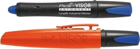 Pica-Marker Visor permanent Building Crayon Marker blau Drehbleistift 10mm blau, schwarz/blau