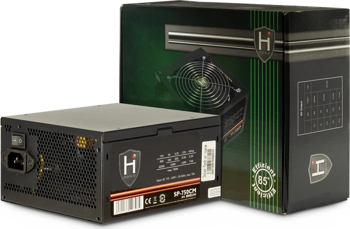 Inter-Tech HiPower SP-750CM 750W, ATX 2.3