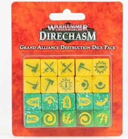 Games Workshop Warhammer Underworlds: Direchasm - Grand Alliance Destruction Würfelset