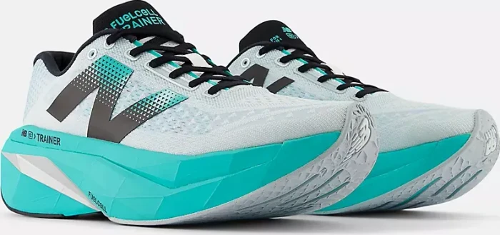 New Balance FuelCell SuperComp Trainer v3 white/cyber jade (Herren)