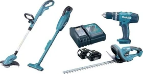Makita DLX4093 Combo Kit Akku-Maschinenset inkl. Tasche + 2 Akkus 3.0Ah