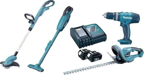Makita DLX4093 Combo Kit Akku-Maschinenset inkl. Tasche + 2 Akkus 3.0Ah