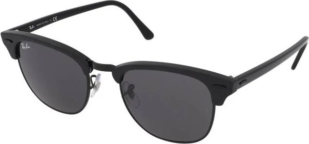 Ray-Ban RB3016 Clubmaster Marble 49mm wrinkled black/dark grey classic