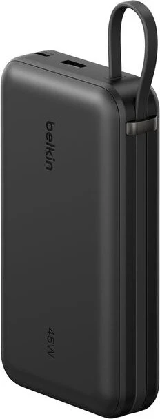 Belkin UltraCharge Powerbank mit integriertem Kabel (36 cm) 20K schwarz