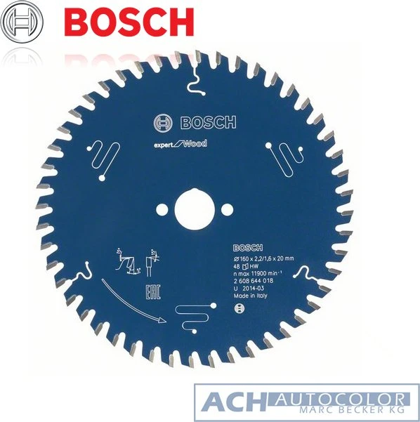 Bosch Professional Expert for High-Pressure Laminate Kreissägeblatt 48Z, 165x1.6x20mm, 1 Stück