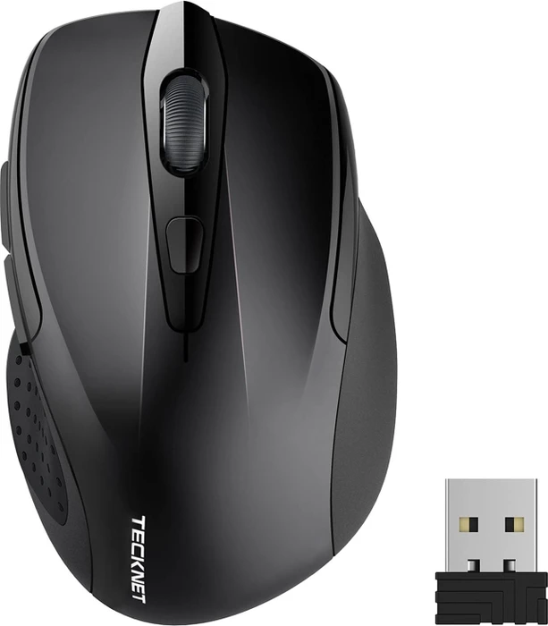TeckNet Pro 2.4G Wireless, schwarz, USB
