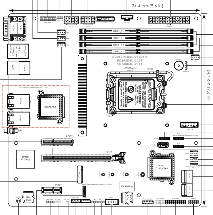 ASRock Rack EC262D4U (Intel 1700)