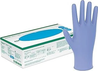 B.Braun Vasco Nitril light Einweghandschuhe blau