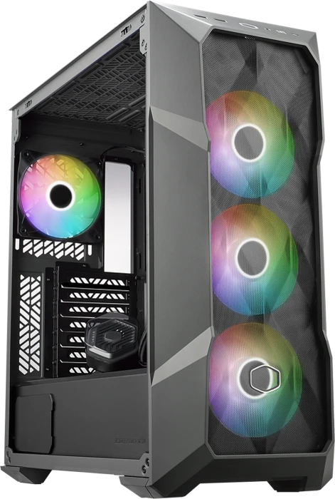 Cooler Master TD500 Max Gunmetal, grau, Glasfenster, 850W ATX