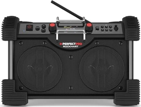 PerfectPro Rockhart Akku-/Elektro-Baustellenradio inkl. Akku 20.0Ah