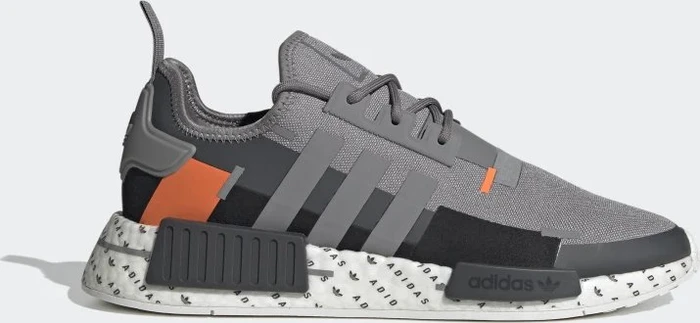 adidas NMD_R1 grey three/team solar orange (Herren)