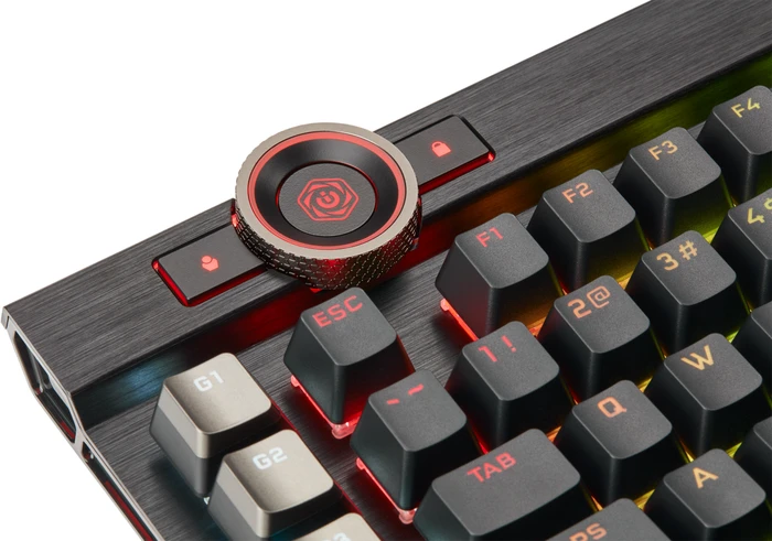 Corsair Gaming K100 RGB, Corsair OPX, USB, UK