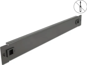 DeLOCK 19" Blindpanel, geschlossen, schwarz, 1HE