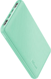 Trust Primo Ultra-thin Powerbank 10000mAh türkis