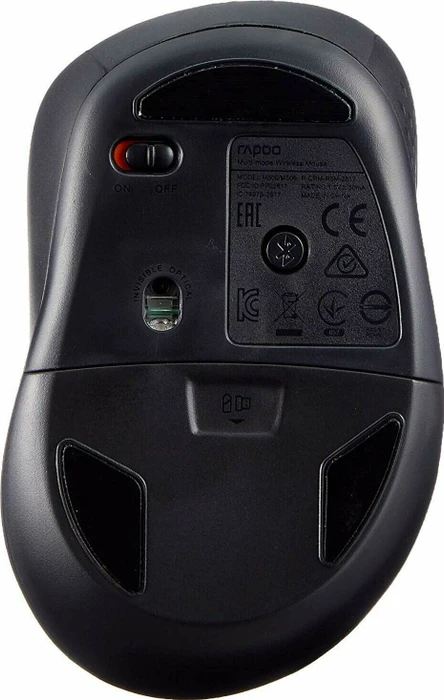 Rapoo M500 Silent Multi-mode Wireless schwarz, USB/Bluetooth