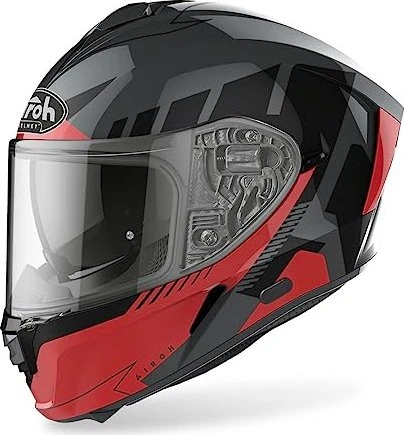 Airoh Spark Rise grau/rot/schwarz